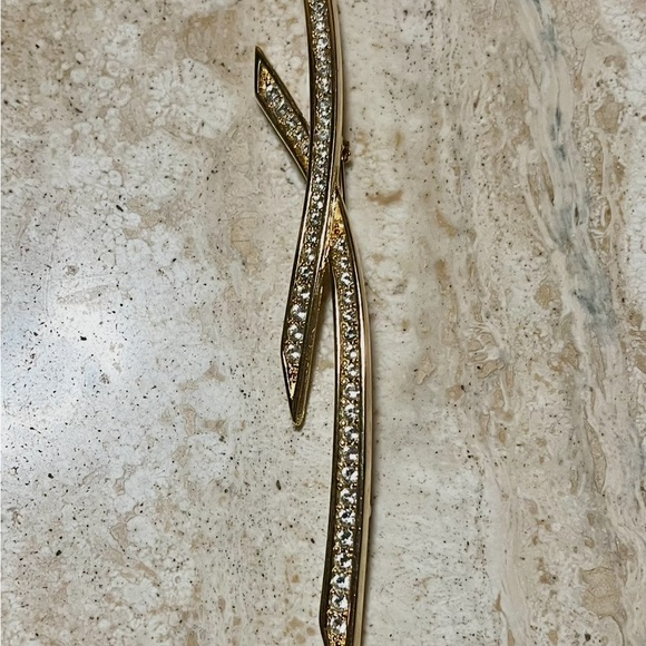 Vintage Christian Dior Ribbon of Hope Brooch - Picture 4 of 5